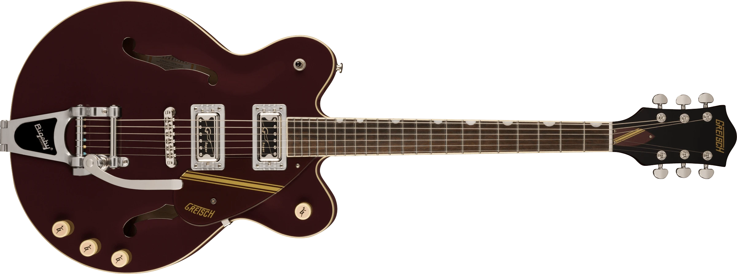 Gretsch G2604T Limited Edition Streamliner™ Rally II  Bigsby® - Two-Tone Oxblood/Walnut Stain